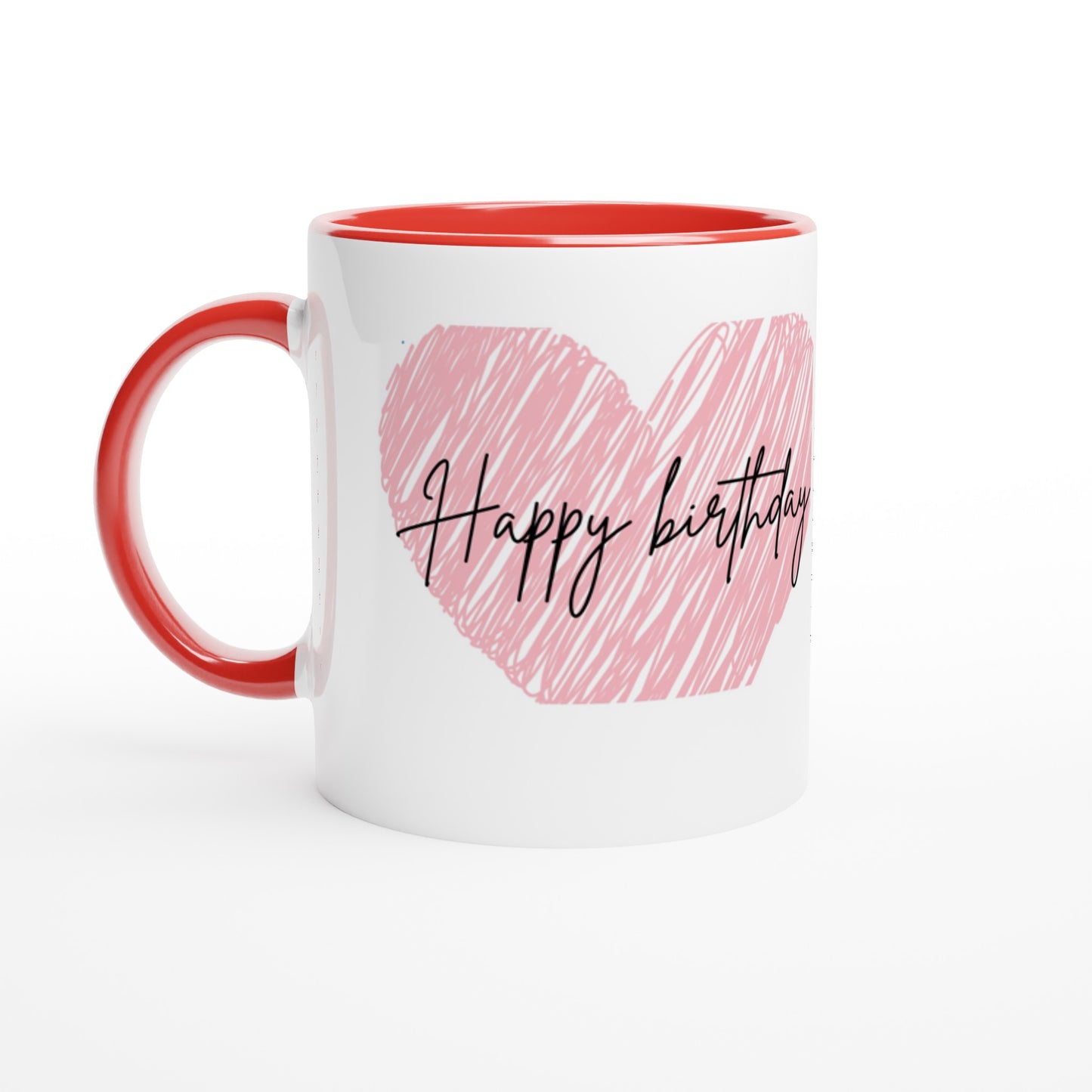 Happy birthday Ceramic Mug with Color Inside