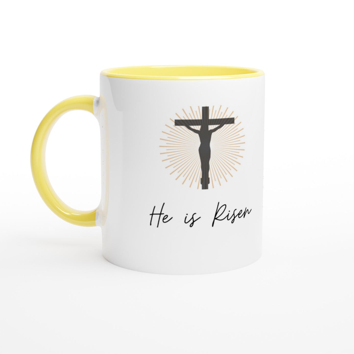 Religious Ceramic Mug-  He is Risen