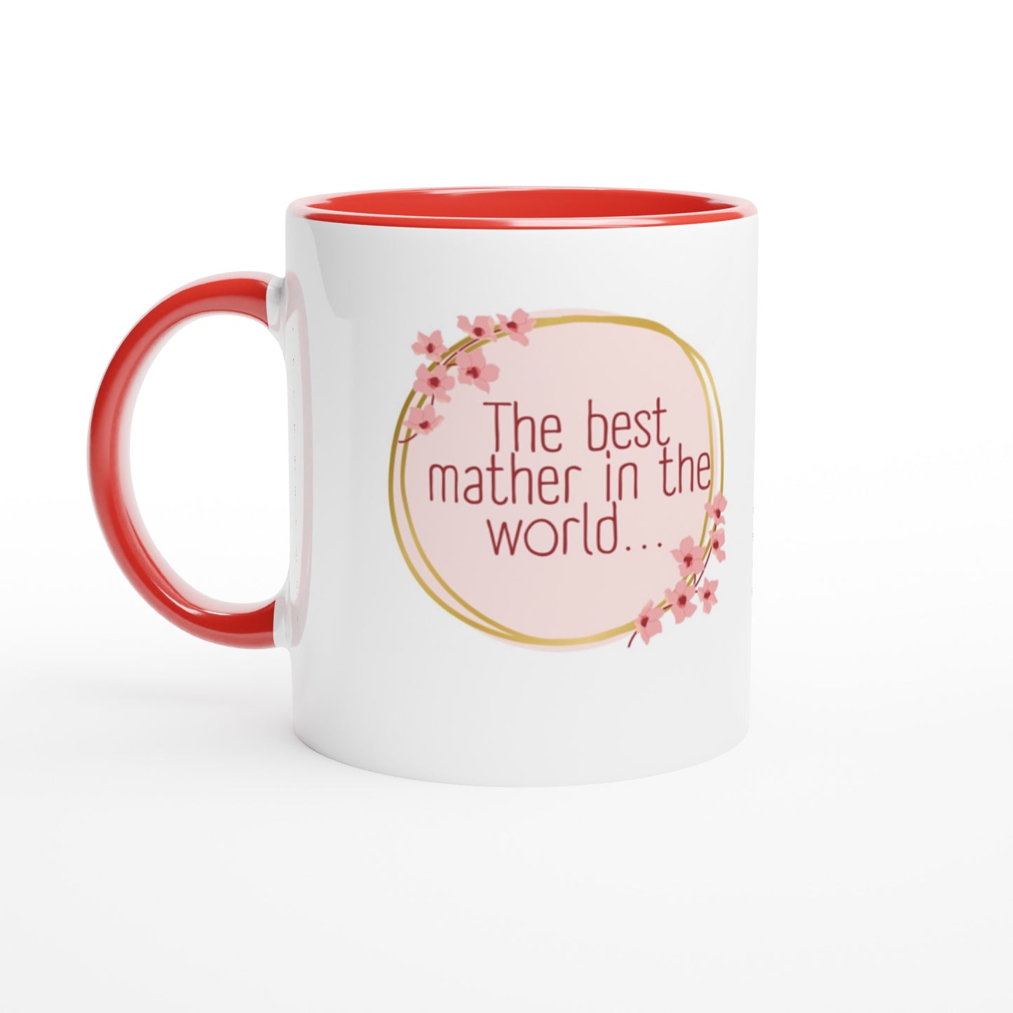 Mother Ceramic Mug with Color Inside