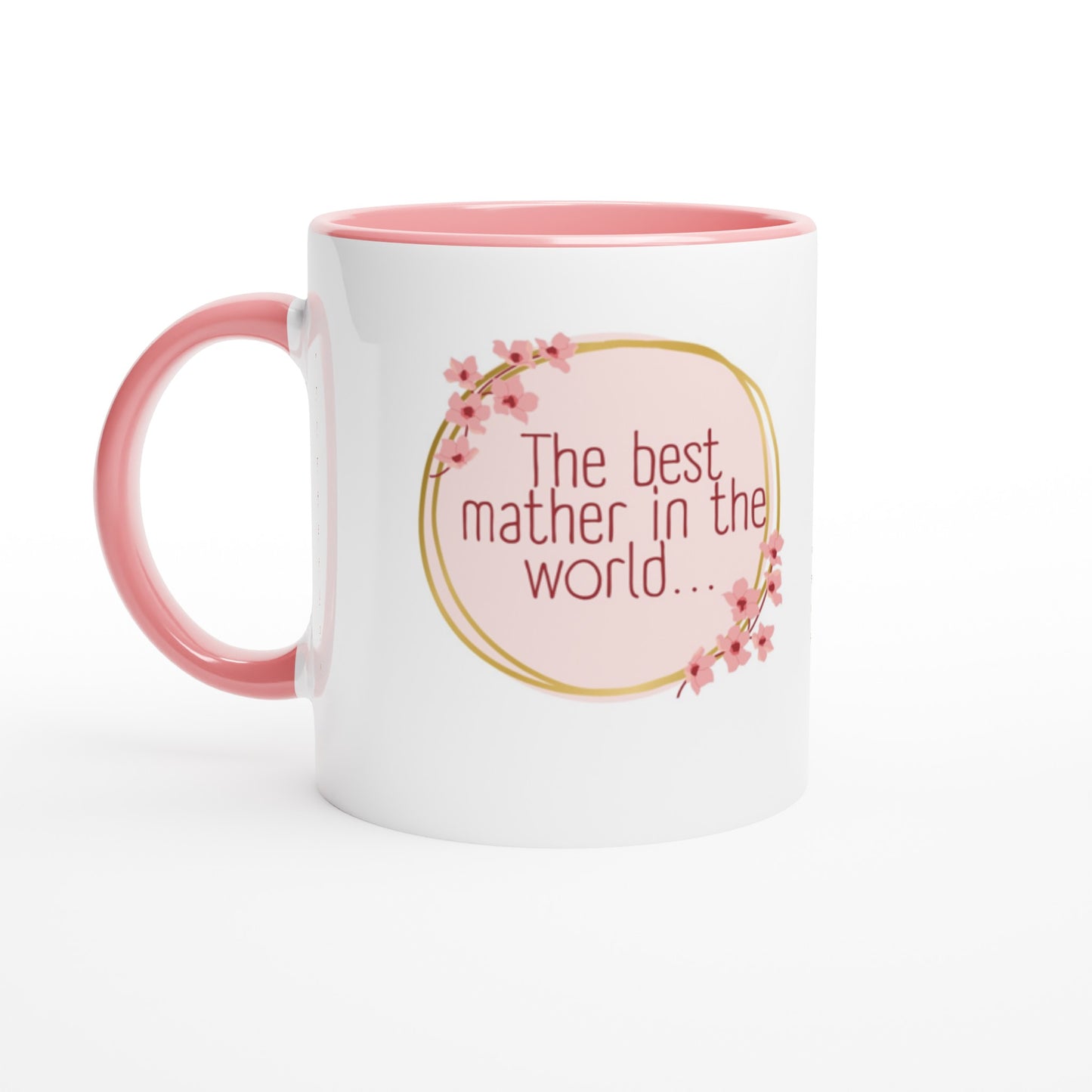 Mother Ceramic Mug with Color Inside