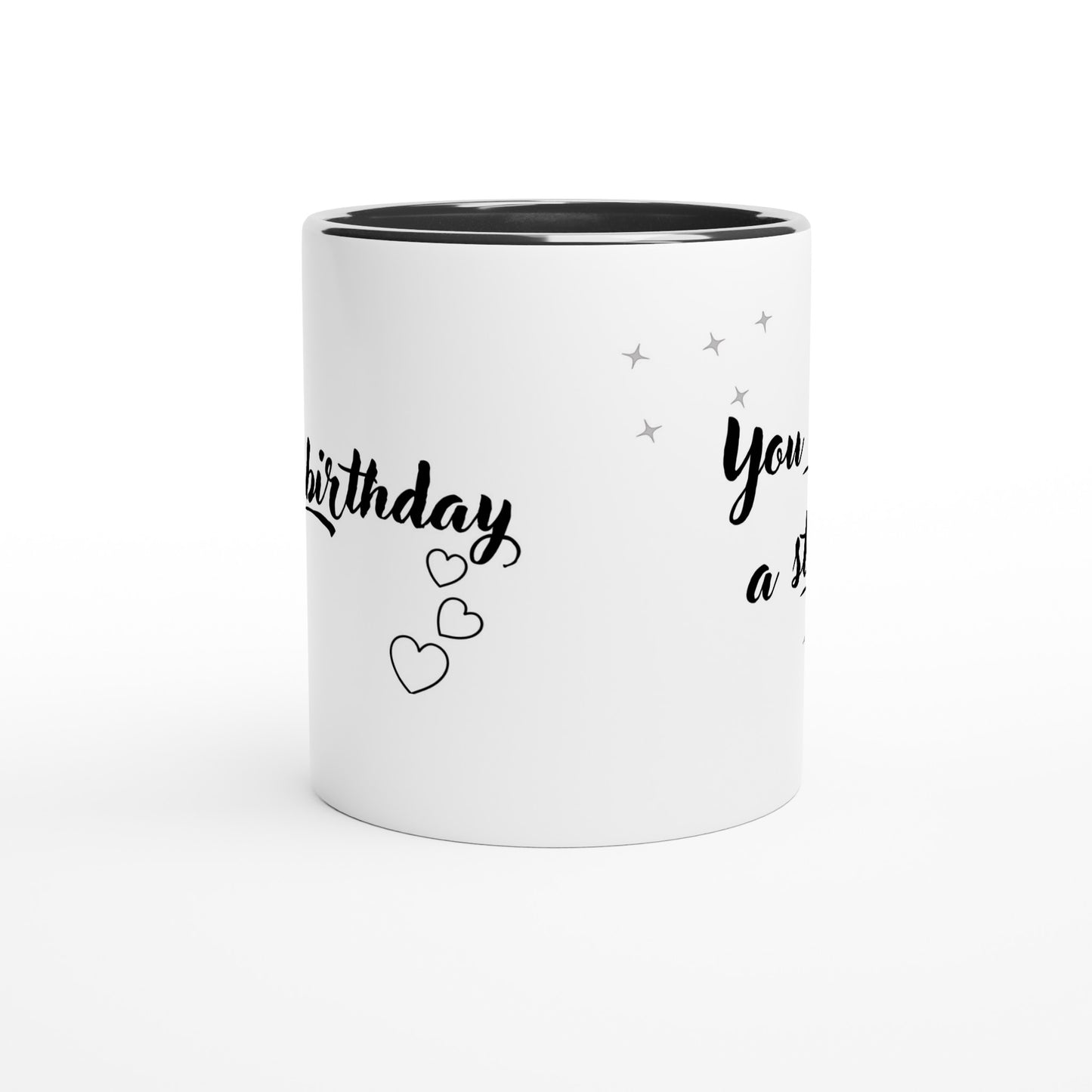 Happy birthday Ceramic Mug with Color Inside